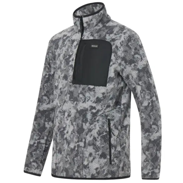 Regatta Frankie Borg Half Zip Fleece | Misty Grey RMA718