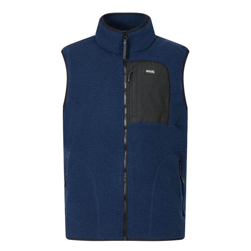 Regatta Frankie Borg Full Zip Sleeveless Bodywarmer | Navy RMB193