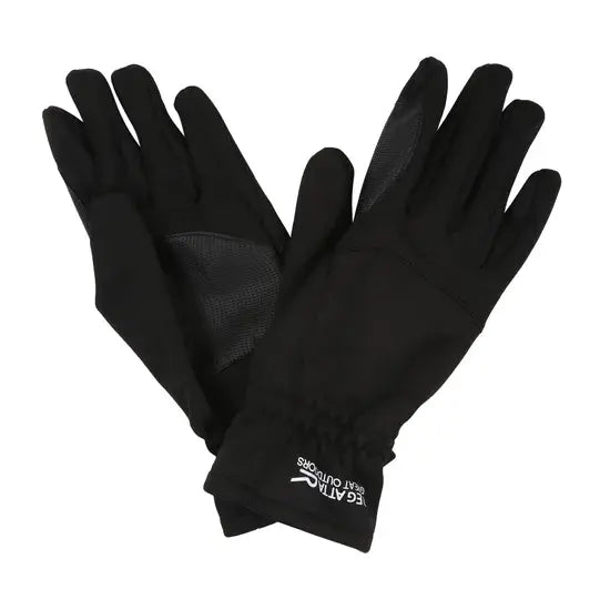 Regatta Soft  Shell Gloves | Black RUG017