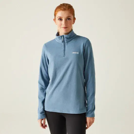 Regatta Sweethart Lightweight Half-Zip Fleece Grey/blue| RWA027