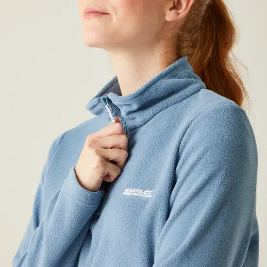Regatta Sweethart Lightweight Half-Zip Fleece Grey/blue| RWA027