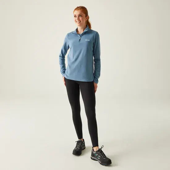 Regatta Sweethart Lightweight Half-Zip Fleece Grey/blue| RWA027