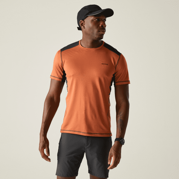 Regatta  Virda T-Shirt |  Brick/Black RMT348