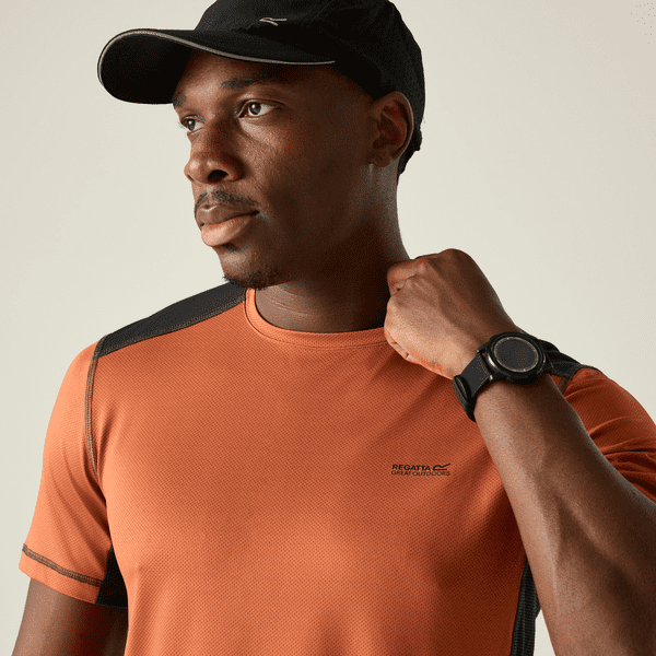 Regatta  Virda T-Shirt |  Brick/Black RMT348