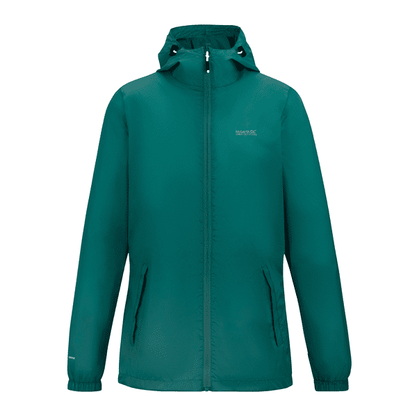Regatta Women's Pack-It III Waterproof Jacket Mediterranean Green RWW305
