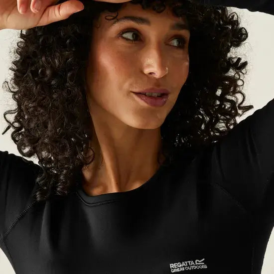 Regatta Women's Thermal Baselayer Set | Black RWU051