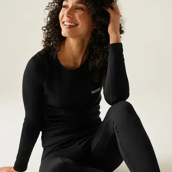 Regatta Women's Thermal Baselayer Set | Black RWU051