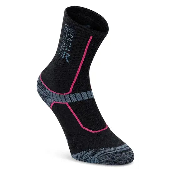 Regatta Womens Merino Wool Hiker Sock | Grey/Blue RWH062