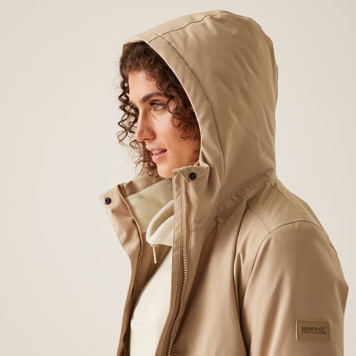 Regatta Yarli Waterproof Jacket | Taupe RWP405