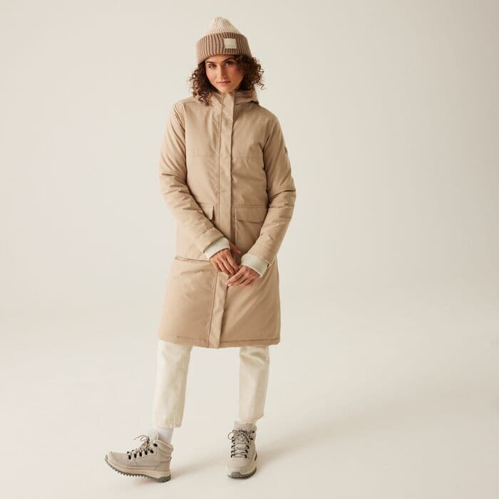 Regatta Yarli Waterproof Jacket | Taupe RWP405