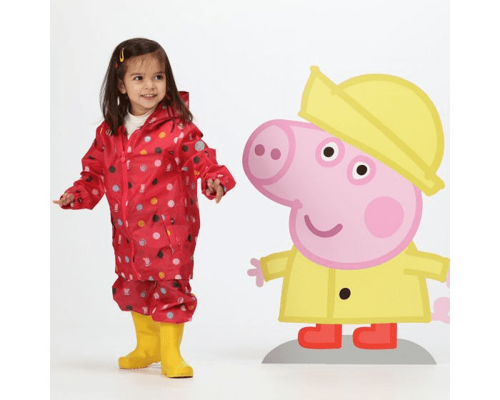 RKW269 Peppa Pig Rain Trousers Blush