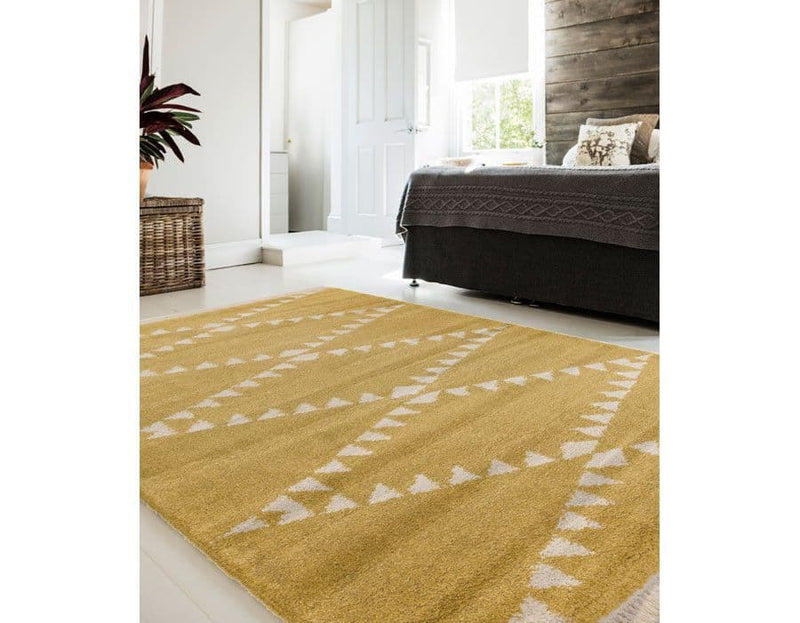 Rocco rug rc05 mustard