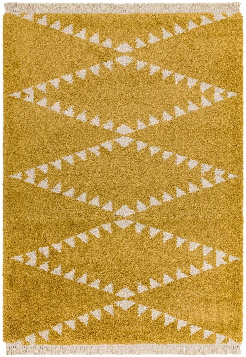 Rocco rug rc05 mustard