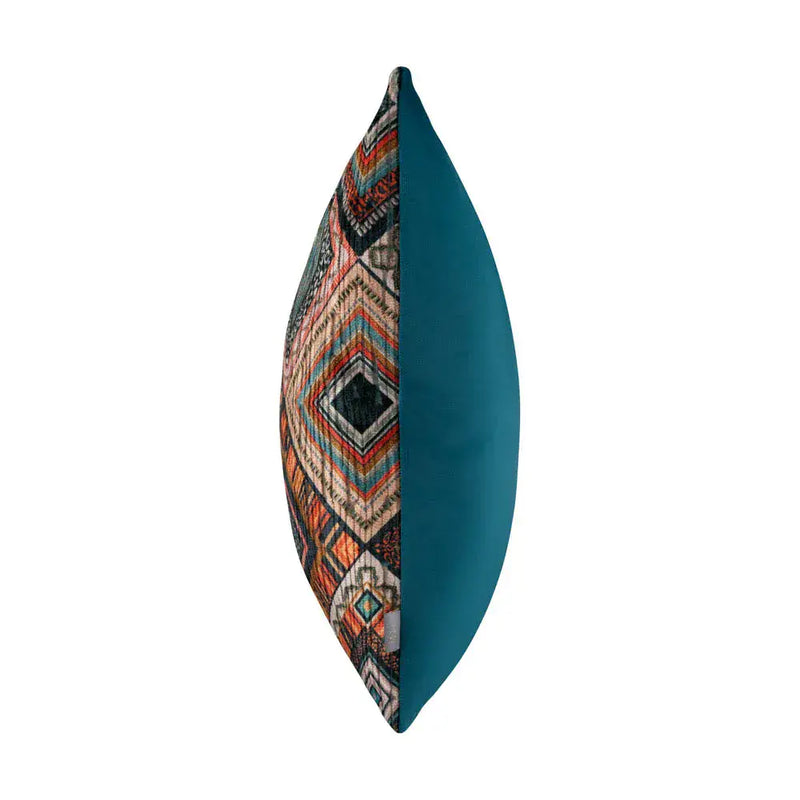 Scatter Box Rio Filled Cushion 43 x 43 cm  | Teal / Orange 3PT1148A