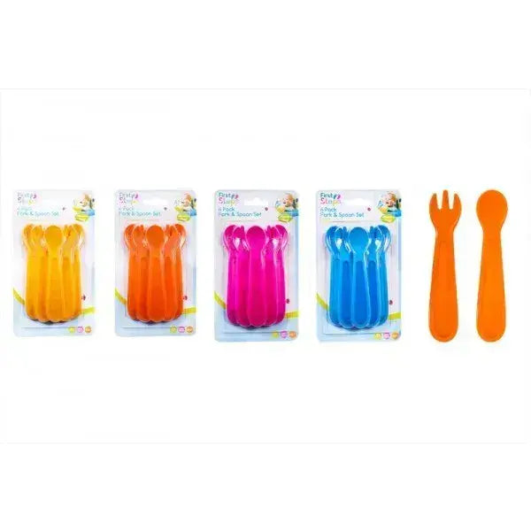 Sheelin Fist Steps Spoon and Fork Set | FS675