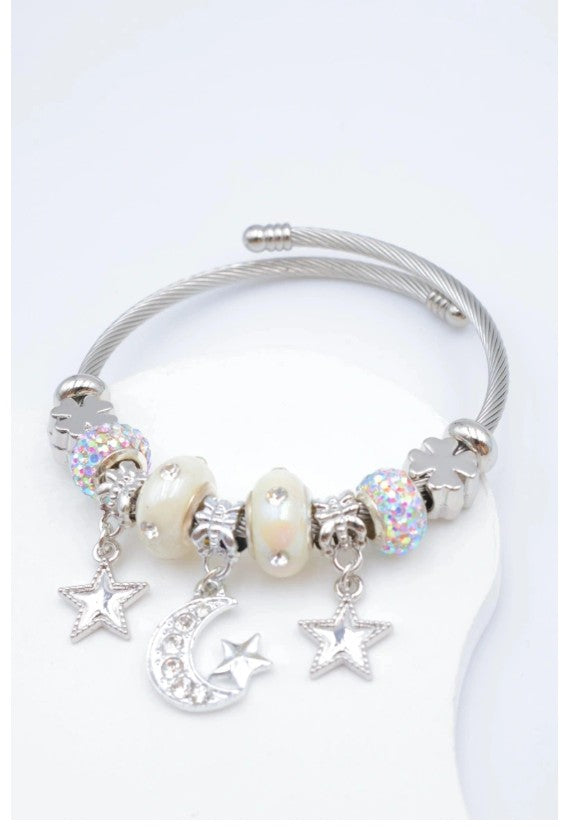 Beli & Jolie Elegant Stainless Steel Bracelet | Silver PT10