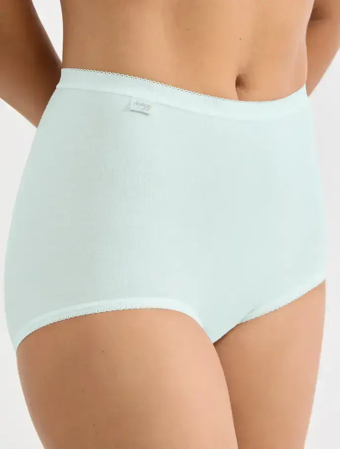 Sloggi 3 Pack Basic Maxi Brief | Mint Green