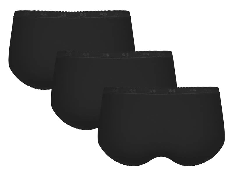 Sloggi Basic Midi 3 Pack Black | 10007657