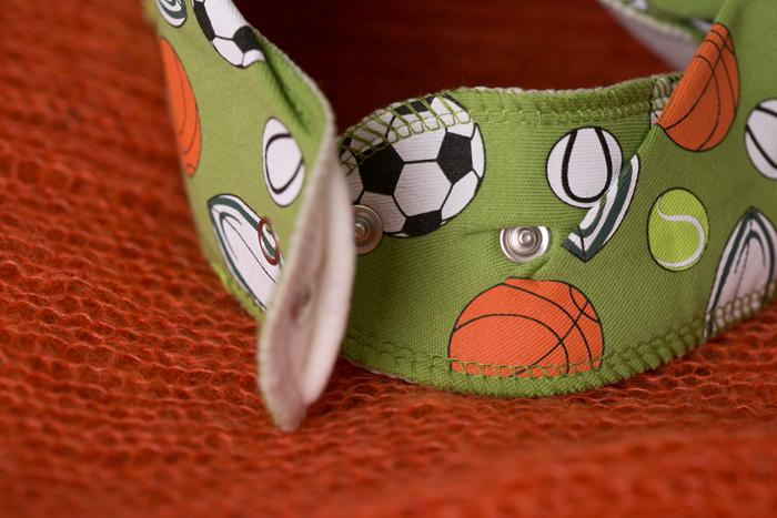 Babyboo Bandana Super Sports Fan Bandana Bib | Multi