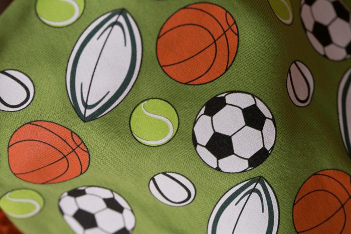 Babyboo Bandana Super Sports Fan Bandana Bib | Multi