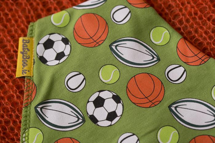 Babyboo Bandana Super Sports Fan Bandana Bib | Multi