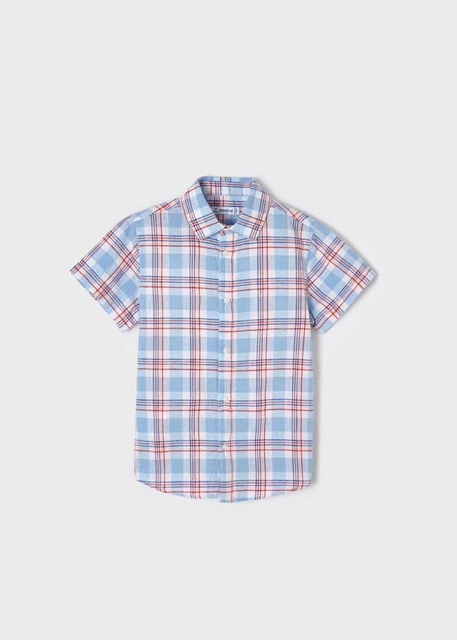 SS Linen Shirt 3115 Blue