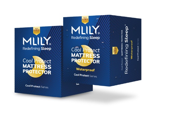 MLILY Cool Protect Mattress Protector Waterproof  | White