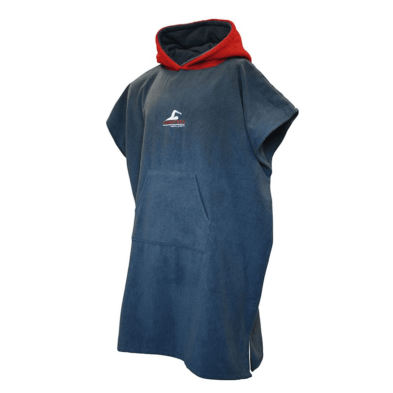STC212J  SwimTech Junior Microfiber Poncho Grey
