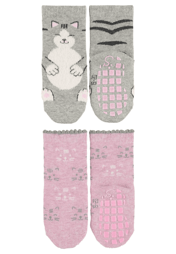 Sterntaler 2 Pair Socks   | Light Grey 8102124