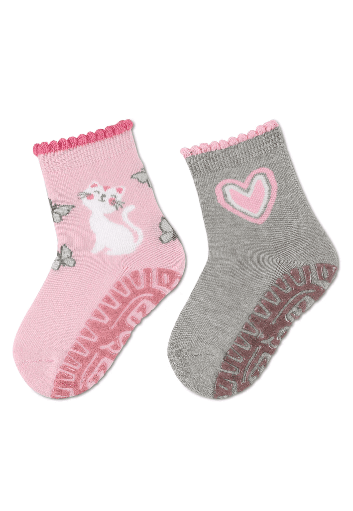 Sterntaler 2 Pair Socks   |  Pink 8032323