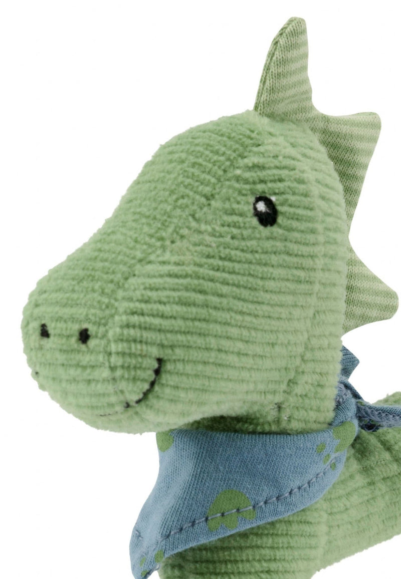Sterntaler Rattle Grasping Dino Rexi 16x15 cm  | Green 3302423