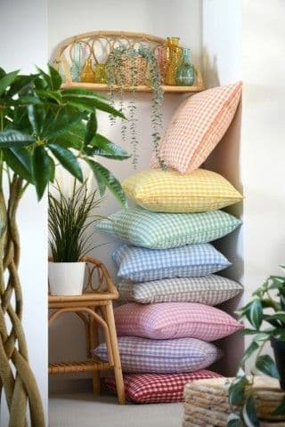 STOF Bardot Filled Cushion 45x45cm | Peach CE238002