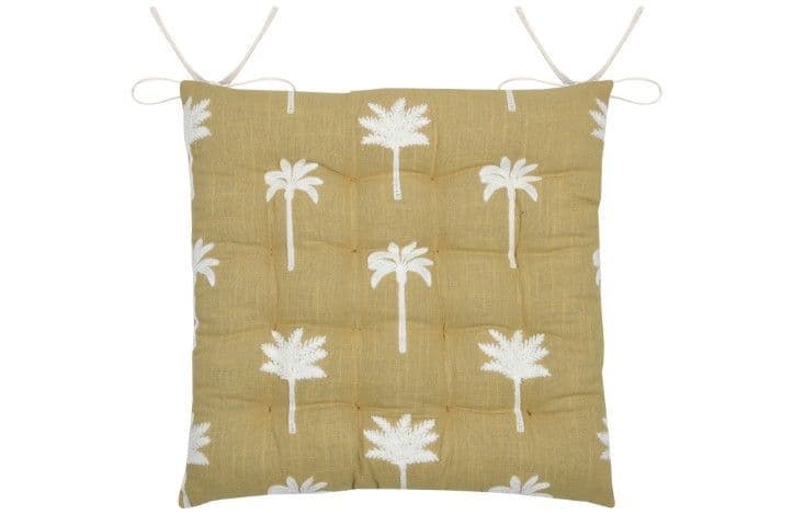 STOF  Casa Blanca  Seat Pad 38x38cm | Mustard CUD698003GAL