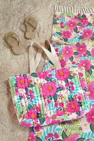 STOF Dolcevita Beach Bag  | Rose