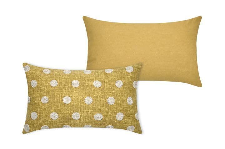 STOF France Betty Filled Cushion |  30x50 cm Mustard C1D911002