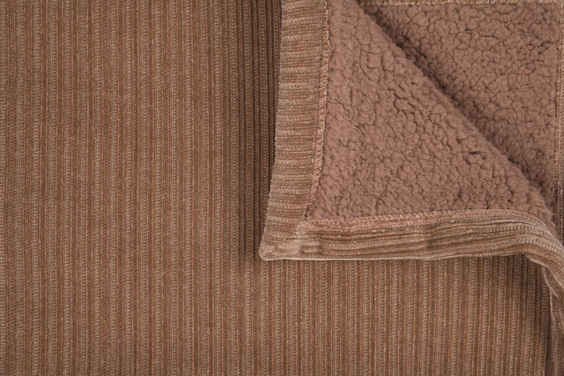 STOF France Clayton Cord Throw 130X160CM | Camel P2D513002