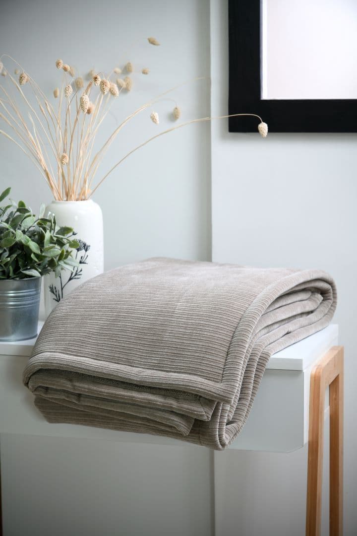 STOF France Clayton Cord Throw 130X160CM | Natural P2D513002