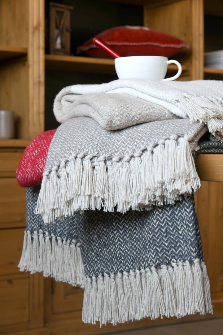 STOF France Geneve Throw 125X150cm  | Natural P2D343003