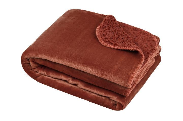 STOF France Michigan Fleece Throw | Rust P2C683007