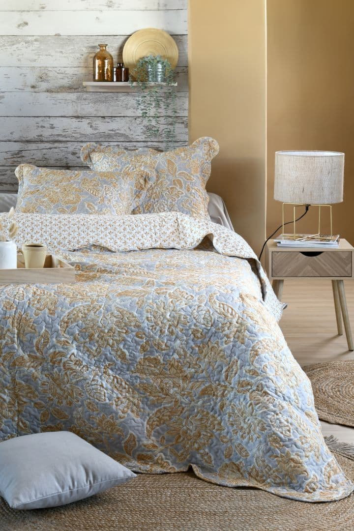 STOF France Nerya Bedspread | Mustard P5D208001