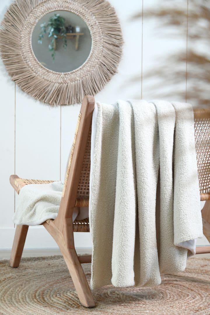 STOF France Paddou Throw 125x150cm| Natural