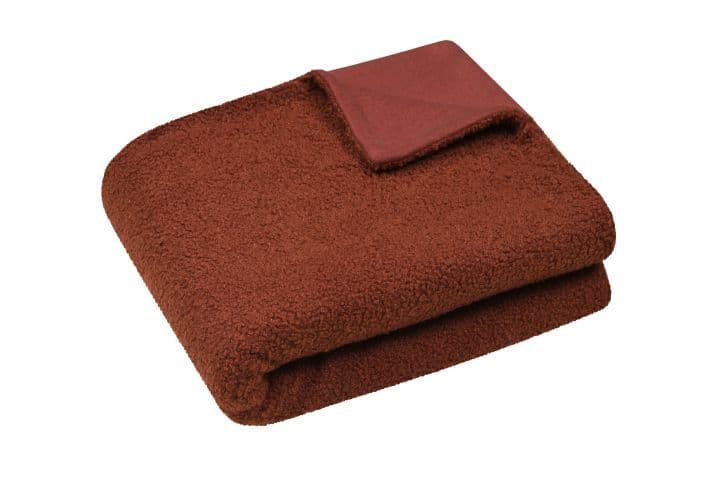 STOF France Paddou Throw 125x150cm| Rust