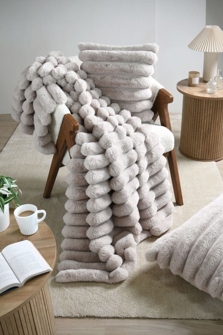 STOF France Polary Throw 130x160cm | Ecru P2D946001