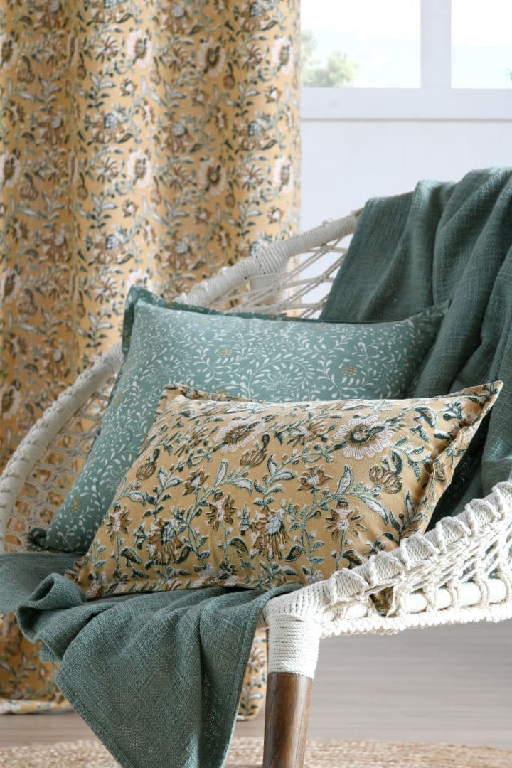 STOF France Shana Filled Cushion | Sage C1D916003