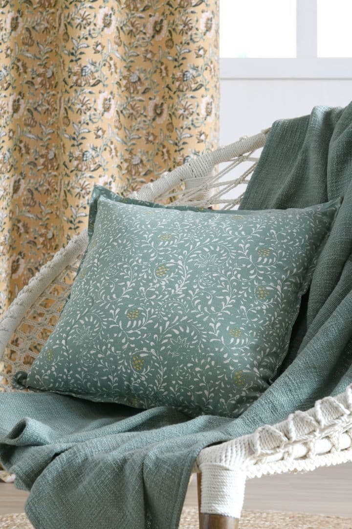 STOF France Shana Filled Cushion | Sage C1D916003