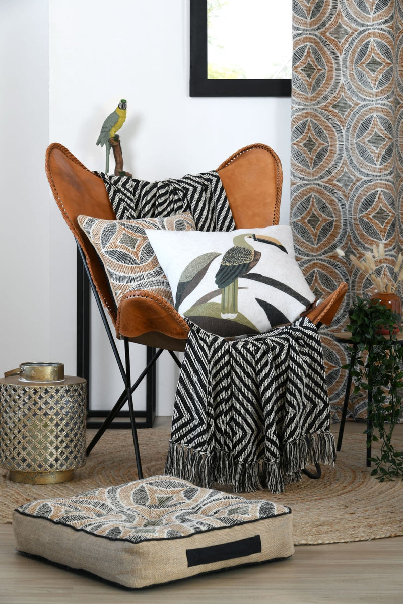STOF Turcano Throw 125x150 cm | Black P2D705001