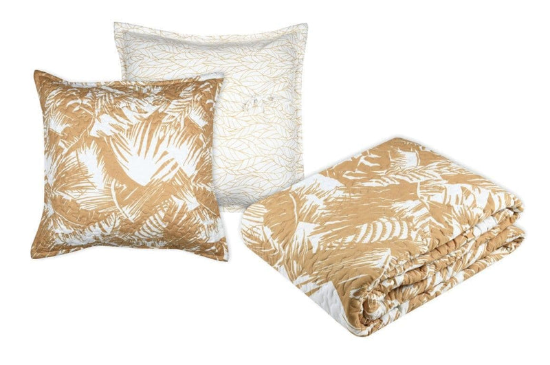 Stoff  Bamako Boutis Bedspread | Ochre