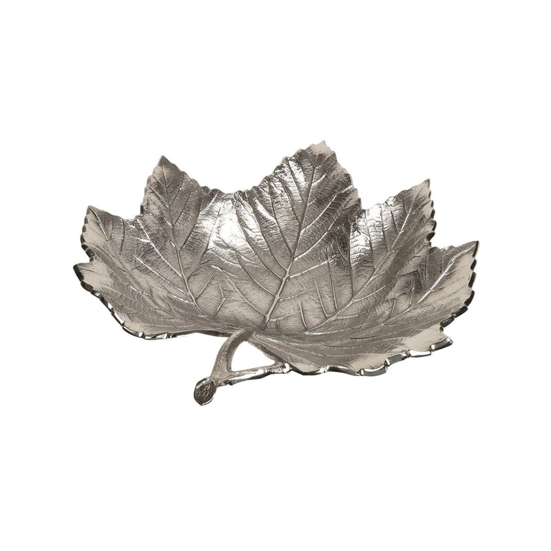 Straits Sycamore Shaped Dish | Silver 31058