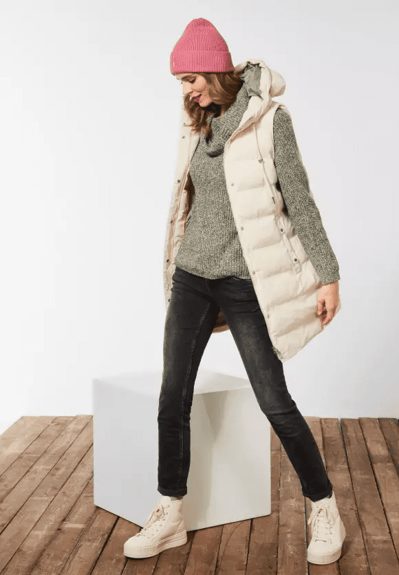 Street One 571999 Rib Knit Hat Rose