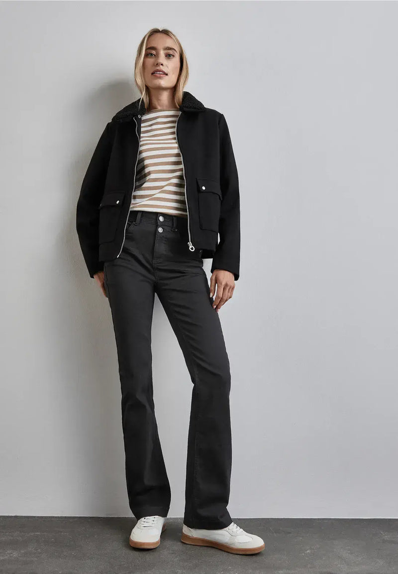 Street One  Bootcut Denim Jeans | Black 377780